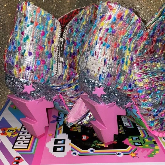 Irregular Choice Lightning Bolt Heels Size 6.5 - Picture 2 of 11